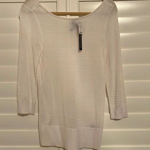 NWT WHBM 3/4 Sleeve sweater Size S